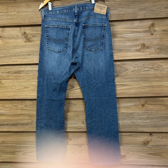 Levi Strauss & Co Signature Classic S51 Blue Straight Men's Jeans - Picture 9 of 12